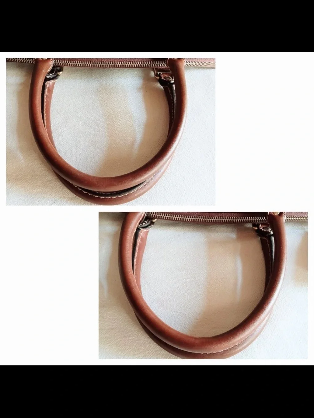 GUCCI Brown and Cream Patterned Top-Handle Bag